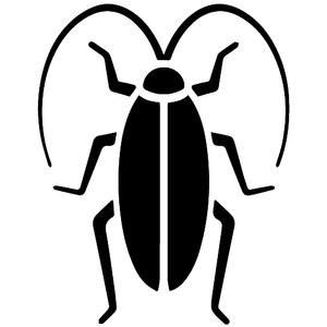 Cockroaches-black -icon